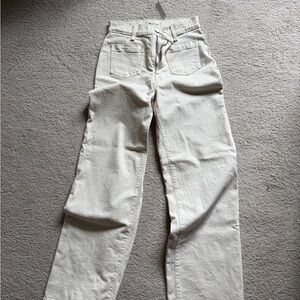 Madewell Off-White Denim Pants